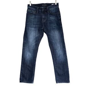 Mavi Jeans Zach Regular Rise Straight Leg Stretch Jeans Dark Maui 29W 30W